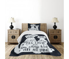 Friends are Like Stars Bedspread Set