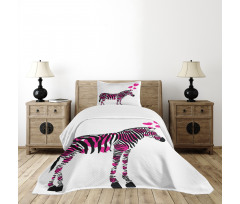Romantic Animal Bedspread Set