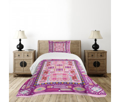 Traditional Afghan Motif Bedspread Set