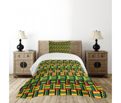 Tribal Colorful Bedspread Set