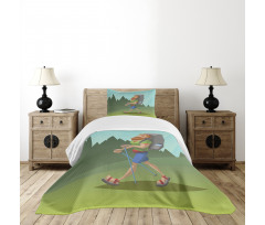 Outdoor Activity Hike Bedspread Set