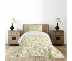 Bunnies Clouds and Bones Bedspread Set