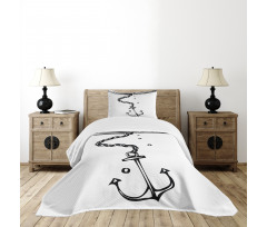 Nautical Chains Image Bedspread Set