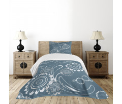 Romantic Blossom Petals Bedspread Set