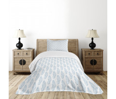 Quills Pattern Bedspread Set