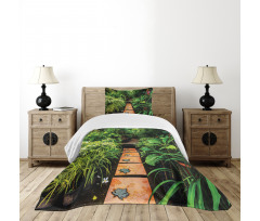 Tropical Growth Bedspread Set