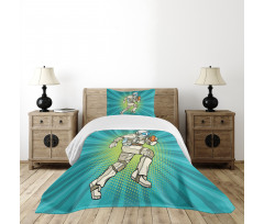 Astronaut Athlete Sports Bedspread Set