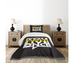 Message in Speech Bubble Bedspread Set