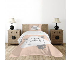 Pastel and Grunge Bedspread Set