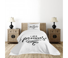 Girlish Words Bedspread Set