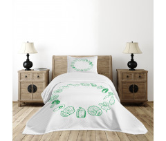 Eat More Organic Bedspread Set