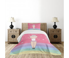 Pique Turn Ballet Bedspread Set