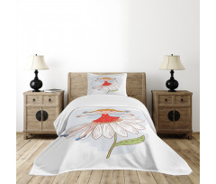 Ginger Haired Girl Bedspread Set