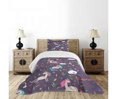 Unicorn Happy Day Bedspread Set