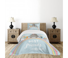 Best Animal Friends Bedspread Set