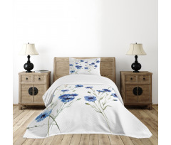 Carniation Flowers Bedspread Set