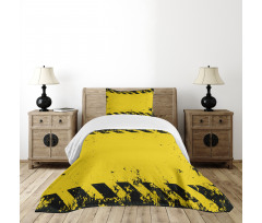 Hazard Caution Bedspread Set