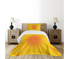 Retro Sun Burst Bedspread Set