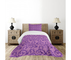 Rococo Scroll Curls Bedspread Set