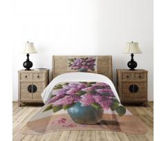 Lilac Bouquet Artwork Bedspread Set