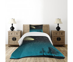 Shooting Stars at Night Bedspread Set