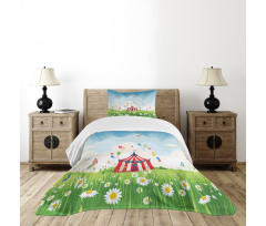 Sunny Sky Grass Tent Bedspread Set