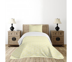 Fluffy Aster Flower Bedspread Set