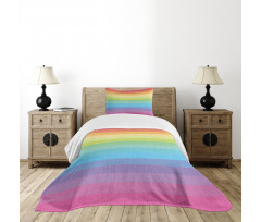 Retro Stripes Bedspread Set