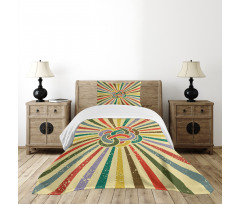 Sixties Design Bedspread Set