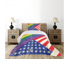 Old Glory LGBT Bedspread Set