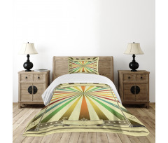 Colorful Poster Bedspread Set