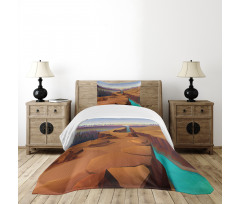 Cartoon Canyon Bedspread Set