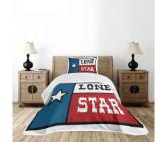 State Flag Design Bedspread Set