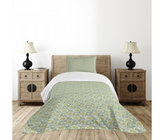 Flourishing Foliage Bedspread Set