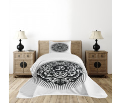 Oriental Tattoo Art Mandala Bedspread Set