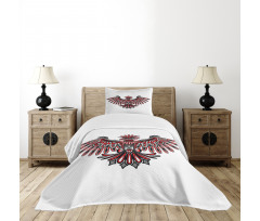 Haida Art Style Eagle Bedspread Set