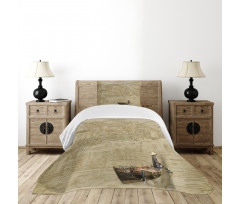 Vietnam Scenery Bedspread Set