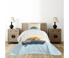 Fisher Man Hobby Bedspread Set