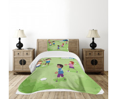 Friends Basketball Bedspread Set