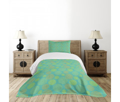 Shape Section Grapefruit Bedspread Set