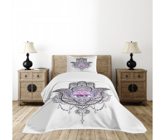 Mandala Orient Lotus Bedspread Set