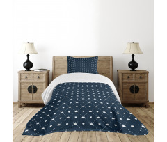 Dots Hearts Tiaras Bedspread Set