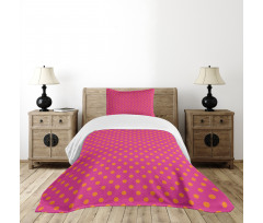 Polka Dots Design Bedspread Set