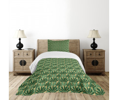 Windmill Palm Trees Bedspread Set