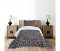 Exotic Flora Foliage Bedspread Set