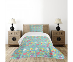 Kindergarten Concept Bedspread Set