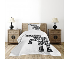 Floral Ornament Art Bedspread Set