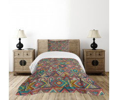 Tribal Culture Pattern Bedspread Set