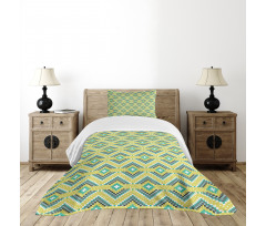 Mosaic Tiles American Bedspread Set