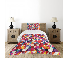 Bauhaus Style Pattern Bedspread Set